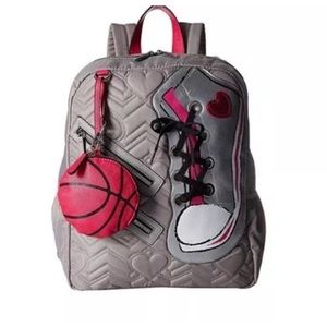 NWT BETSEY JOHNSON SNEAKER/BASKETBALL BACKPACK
